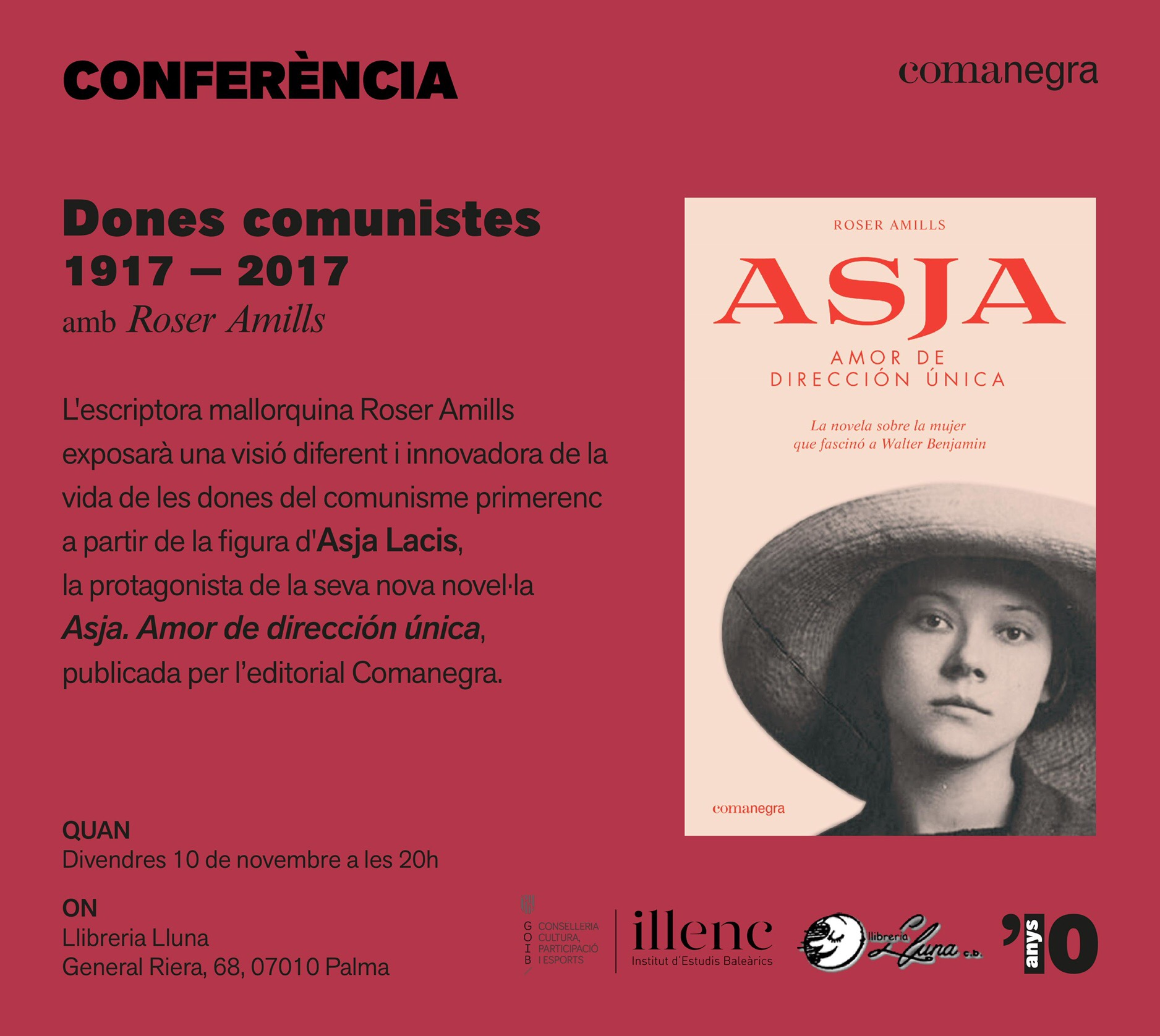 Diario Última Hora | Roser Amills imparte la conferencia 'Dones comunistes: 1917-2017' en la Llibreria Lluna
