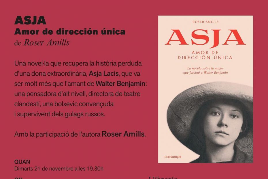 la novela sobre asja lacis de roser amills a efora cerdanyola