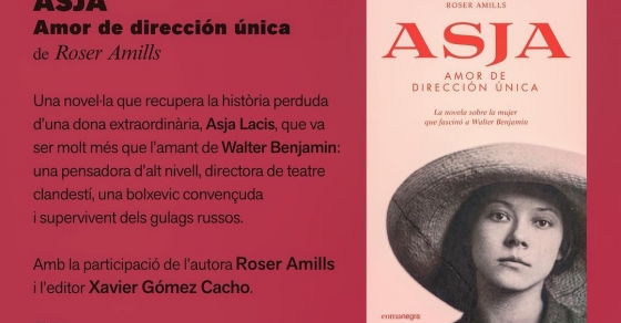 presentacion de la novela sobre asja lacis de roser amills en abacus