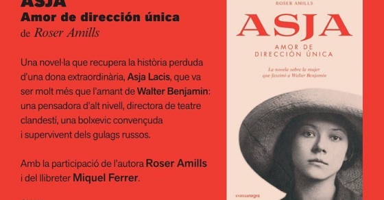 presentacion de la novela sobre asja lacis de roser amills en la libreria rata corner de palma