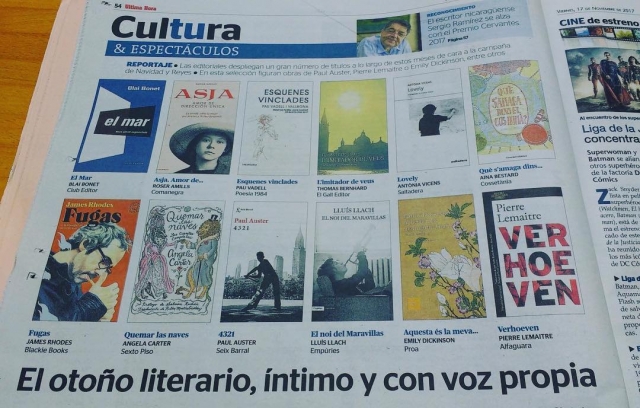 reseña de asja lacis en el diario ultima hora