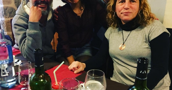 roser amills amb txus carbo, octavi serret i pepa nogues