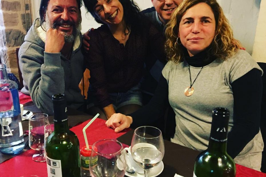 roser amills amb txus carbo, octavi serret i pepa nogues