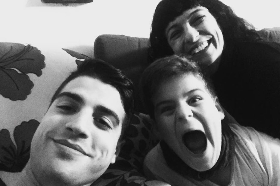 roser amills con sus hijos marcel y joan