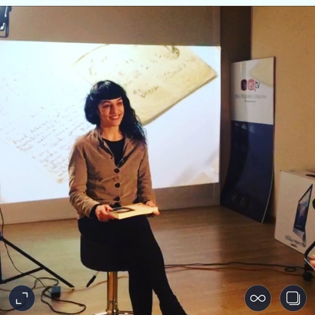 Roser Amills presenta la seva novel.la sobre asja lacis a girona