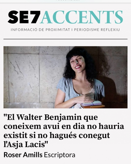 Entrevista a Roser Amills en 7 Accents: desnudarse por dentro y por fuera como en La Bachillera - Roser Amills, escritora mallorquina