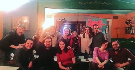 La cena de Navidad con equipo y nuestro súper jefe @goyoprados ha sido en Ay, caramba !!! - Roser Amills, escritora mallorquina