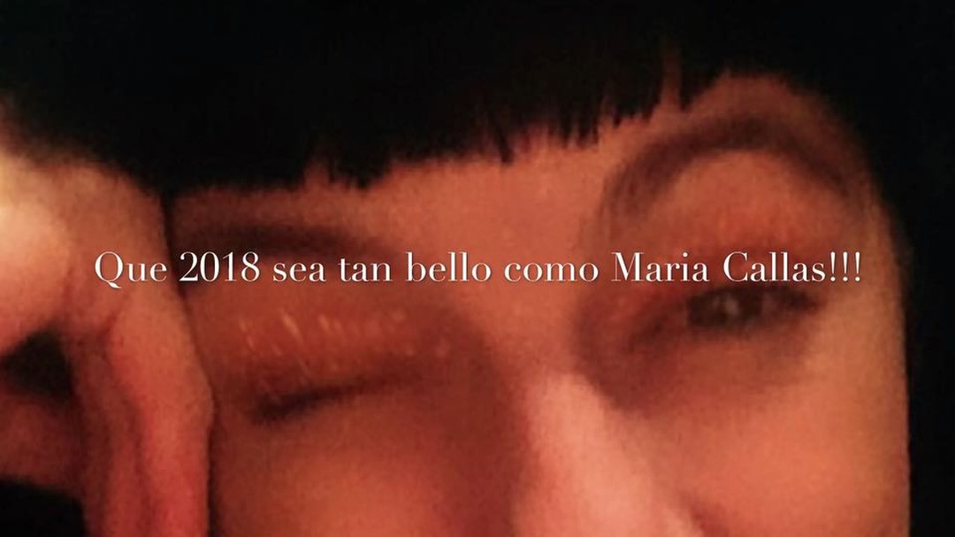 Que 2018 sea tan bello como Maria Callas!!! #happynewyear #feliz2018 #almasbonitas 💕