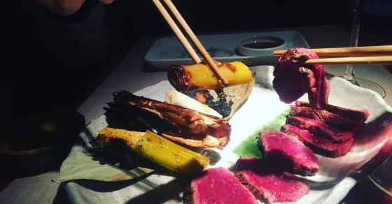 Japones de vaca vieja y gorda