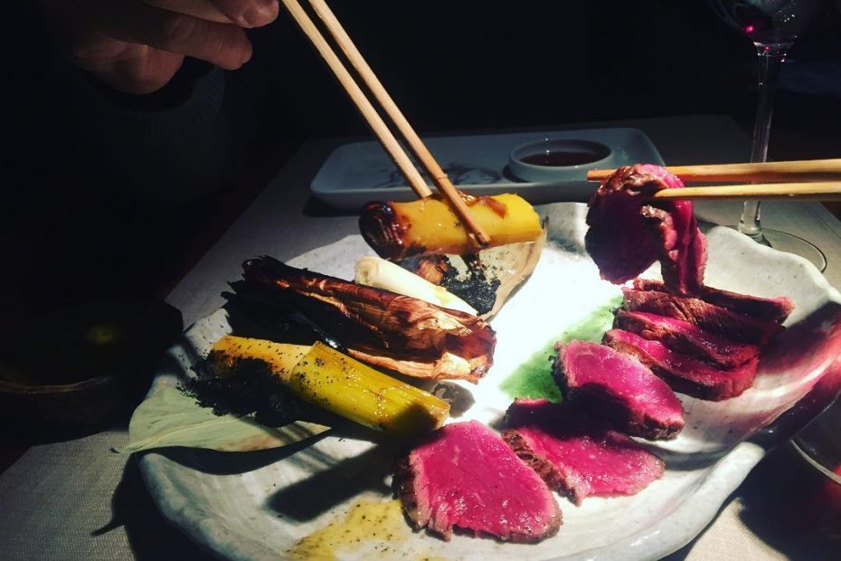 Japones de vaca vieja y gorda