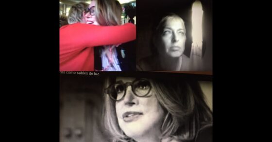 Fotograma del vídeo de Libros por un tubo sobre Asja Lacis y la novela de Roser Amills