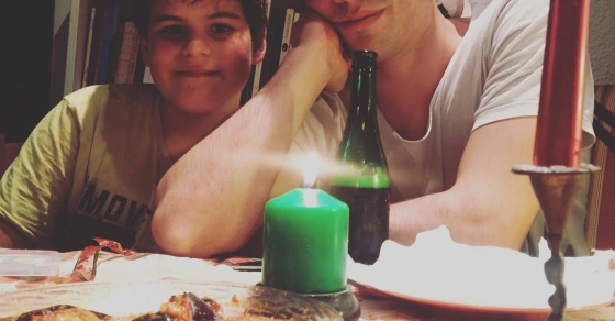 Marcel y Juan, los dos hijos de roser amills