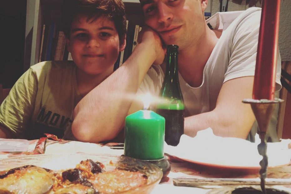 Marcel y Juan, los dos hijos de roser amills