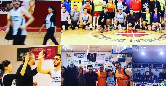 roser amills a l'encistellada de famosos club basquet de valls la marato tv3
