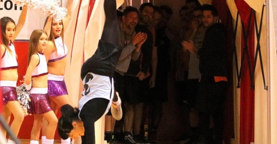 roser amills a l'encistellada de famosos club basquet de valls la marato tv3