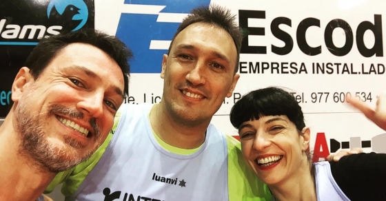 roser amills a l'encistellada de famosos club basquet de valls la marato tv3