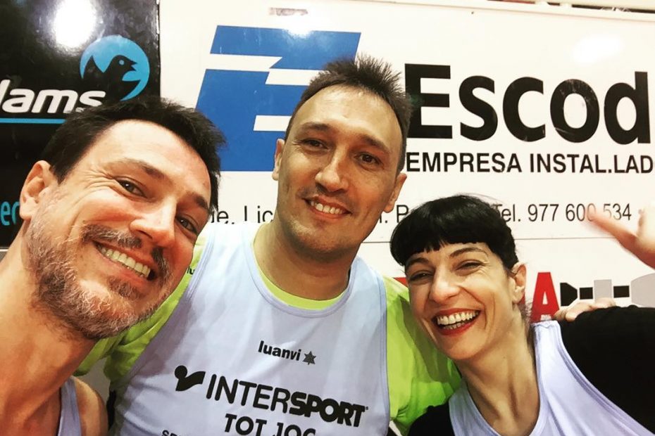 roser amills a l'encistellada de famosos club basquet de valls la marato tv3