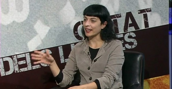 roser amills entrevista a La ciutat dels llibres Girona televisio