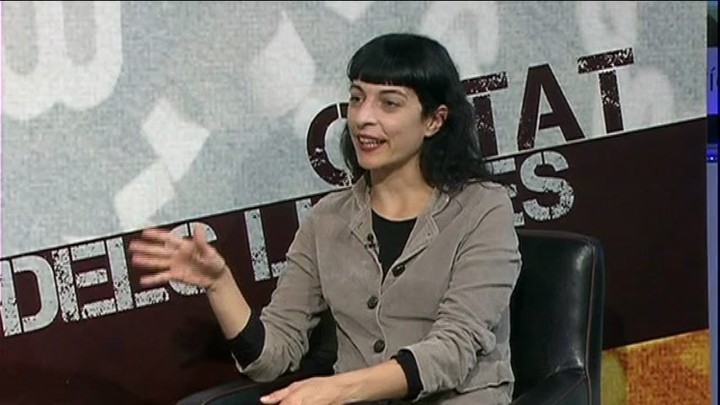 roser amills entrevista a La ciutat dels llibres Girona televisio