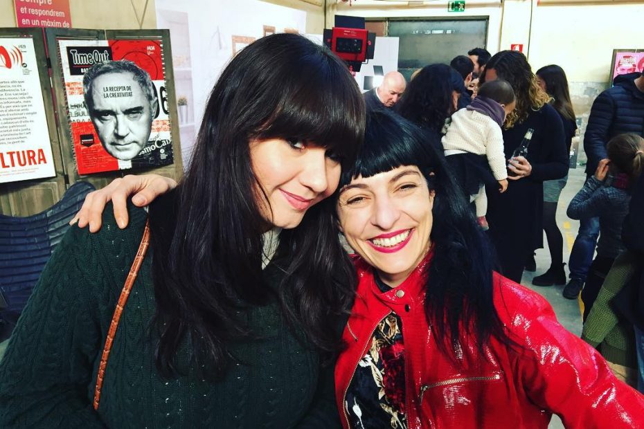 roser amills fiesta de los premios time out bcn, chaqueta de cabritilla de otto vann rhusk bcn y foto de Marcel