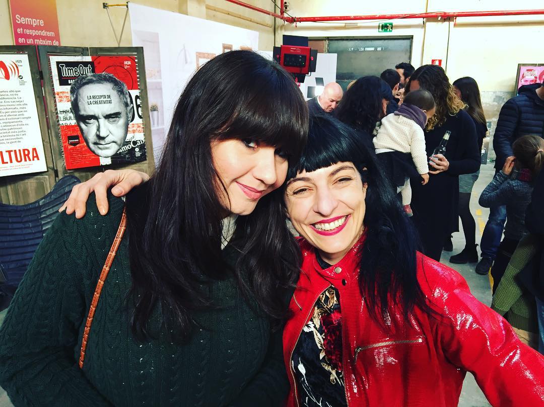 roser amills fiesta de los premios time out bcn, chaqueta de cabritilla de otto vann rhusk bcn y foto de Marcel