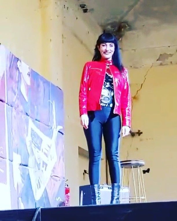 roser amills fiesta de los premios time out bcn, chaqueta de cabritilla de otto vann rhusk bcn y foto de Marcel