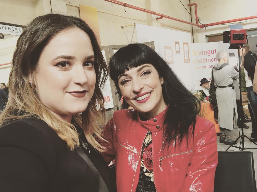 Maquillada por @Giselabosque
@Gisela_sephoranma en los #premistimeout2017.@sephora_spain [foto de Marcel Manzanares Amills y chaqueta y top de Otto van Rhusk BCN .]