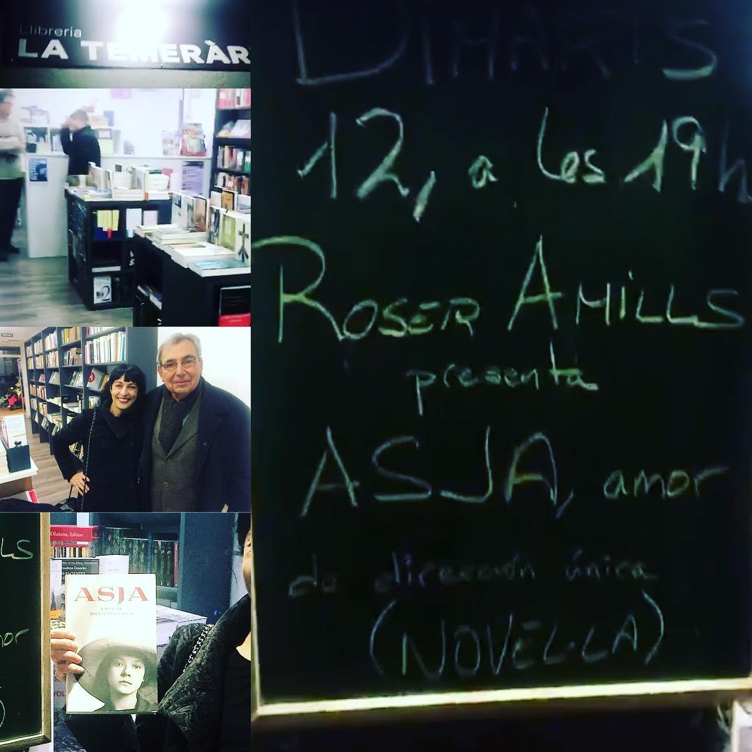 roser amills presenta Asja Lacis a la llibreria la temeraria de terrassa