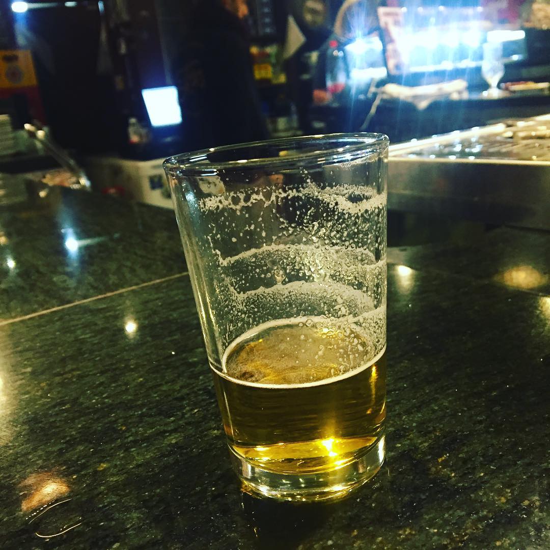 Cerveza en el Bar Pietro