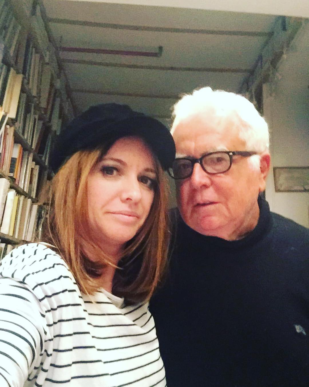 Cristina Moreno Bonet i el pintor Sebastià Ramis