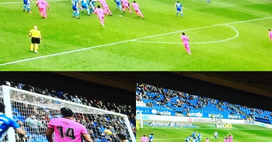 futbolistas camiseta fucsia