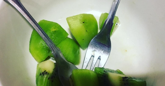 Kiwis verdes para dos