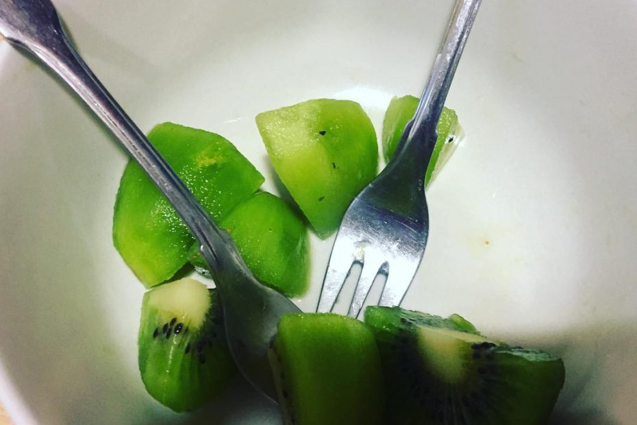 Kiwis verdes para dos