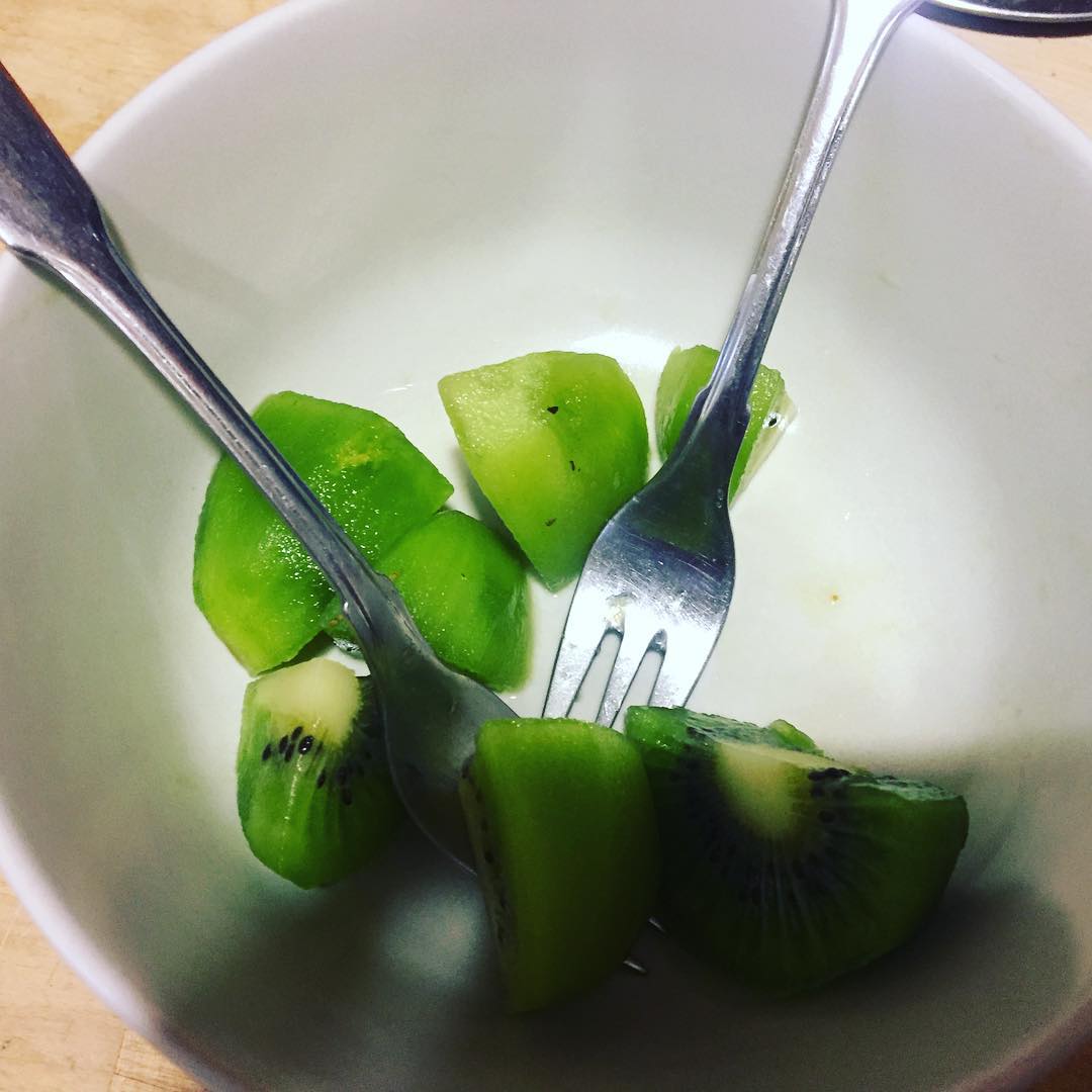 Kiwis verdes para dos