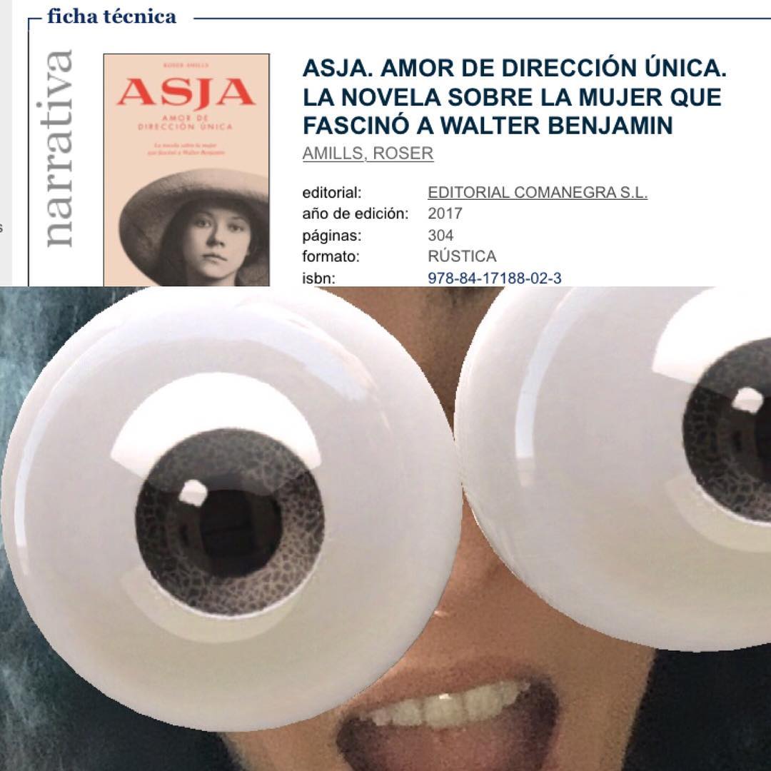 La novela sobre Asja Lacis de Roser Amillsa la llibreria Laie