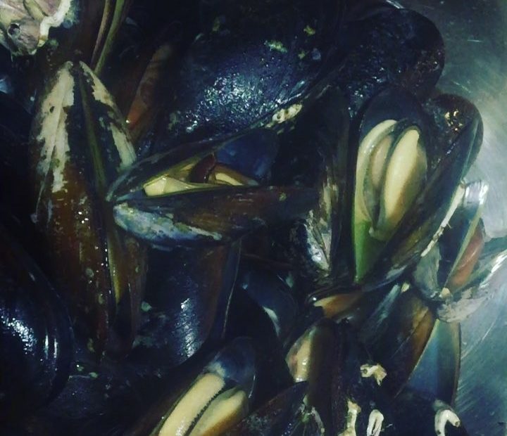 mejillones al vapor