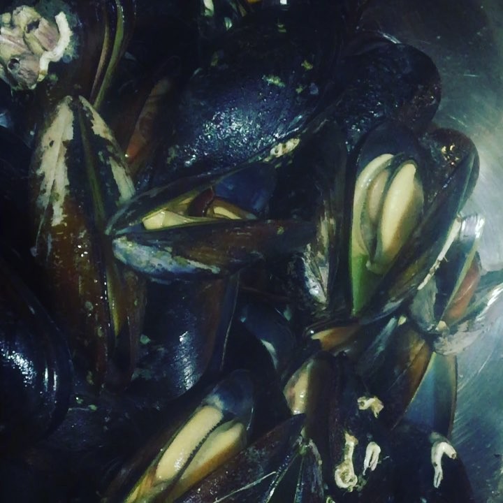 mejillones al vapor