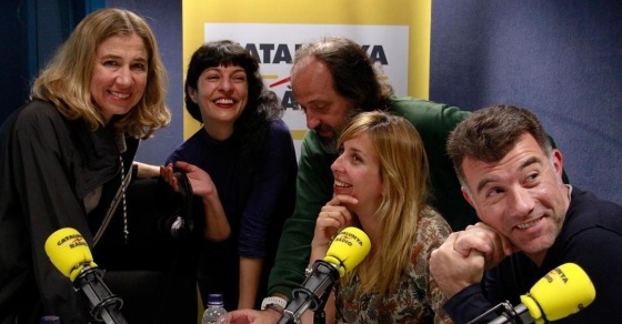 Roser Amills a la radio amb xantal llavina, jordi pi, ada parellada