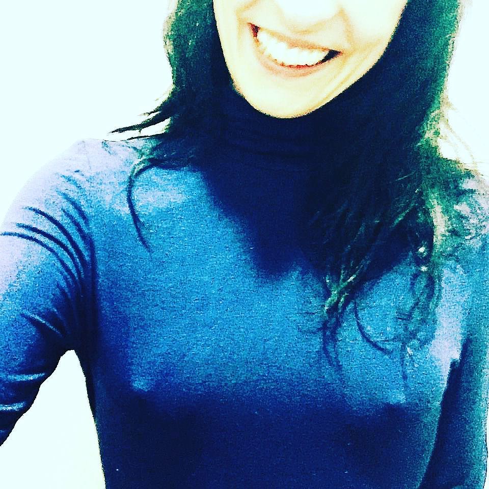 Roser Amills en un momento lúdico de viernes free nipples