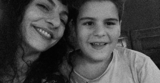 roser amills y su hijo juan, 2018