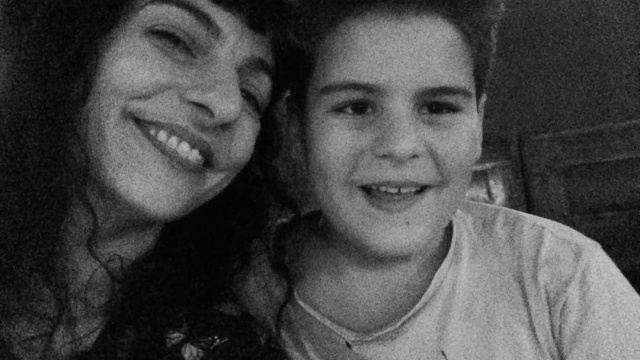 roser amills y su hijo juan, 2018