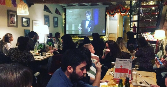 Hemos montado una "party hard" para apoyar a @ItziarCastro #itziarcastrolamasgrande
en su candidatura a los #premiosgoya2018 Con @AnnaBertran @jorgecaprile
@BetsyTurnez @ratratusman @ImmaSust @CristinaDilla y tant@s otr@s!!! 👍 - Roser Amills, escritora mallorquina