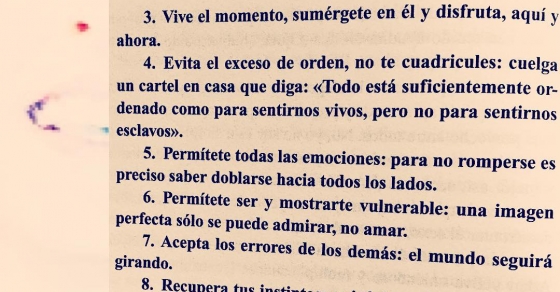 Decálogo para hoy #sanvalentin2018 #almasbonitas [lo encontrarás en mi libro #magustaelsexo, ed. Paidós] - Roser Amills, escritora mallorquina