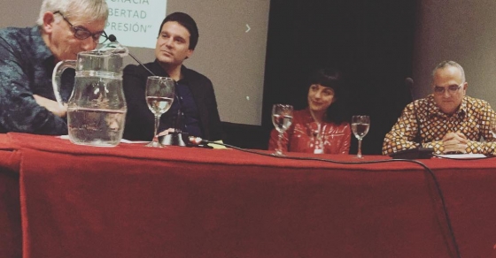 Hemos tenido libertad de expresión a granel. Gracias @ateneodemadrid Miguel, Aaron y Rubén - Roser Amills, escritora mallorquina