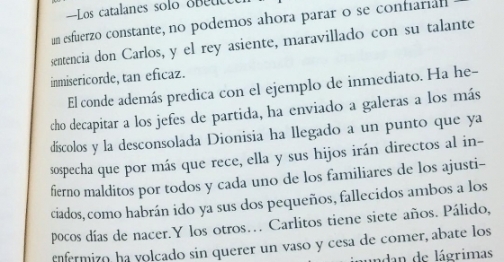 Fragmento de La Bachillera, novela de roser amills