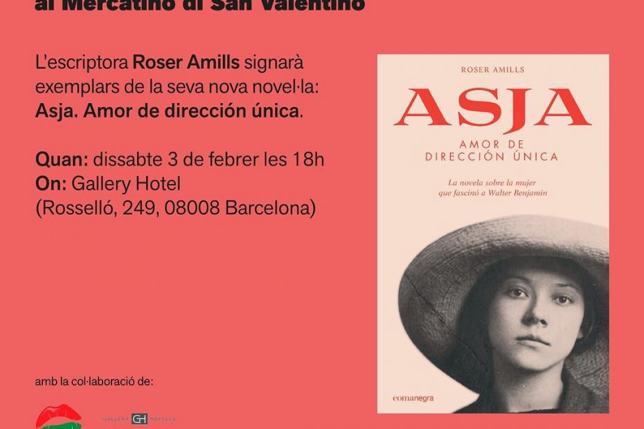 Presentacion de la novela de roser amills en gallery hotel bcn