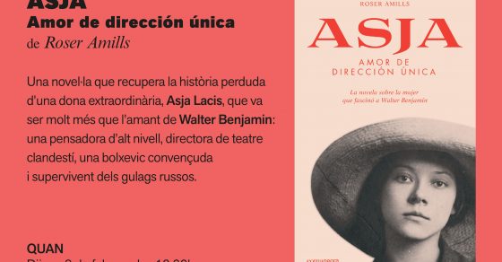presentacion de la novela sobre asja lacis de roser amills en granollers