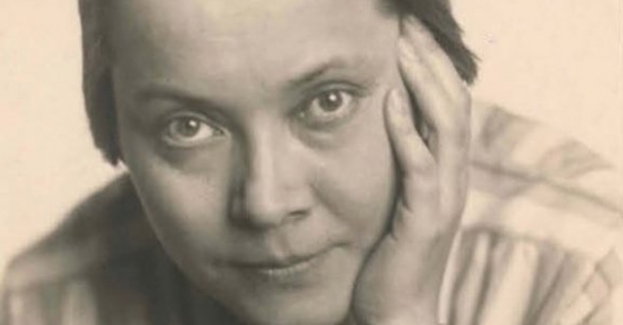 Retrato de Asja Lacis. Berlin, 1955, directora de teatro letona