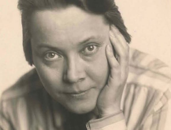 Retrato de Asja Lacis. Berlín, 1955, directora de teatro letona