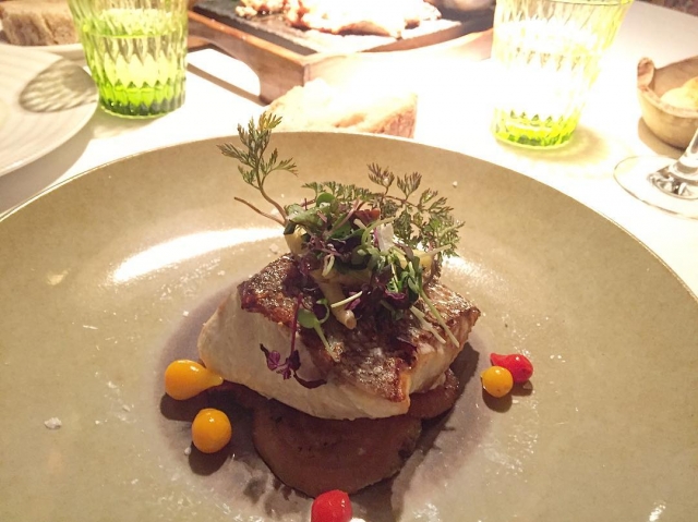 Roser Amills en el restaurante Amazónico de Madrid